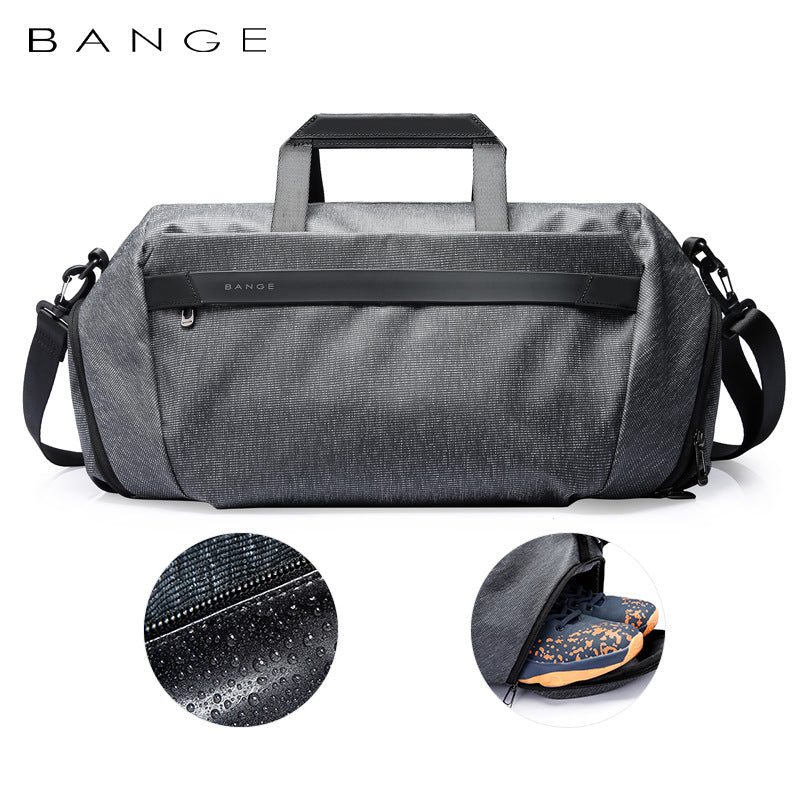 New Fitness Bag Men And Women Leisure Travel Oblique Shoulder Bag Sports Yoga Dry And Wet Separation Fitness Bag