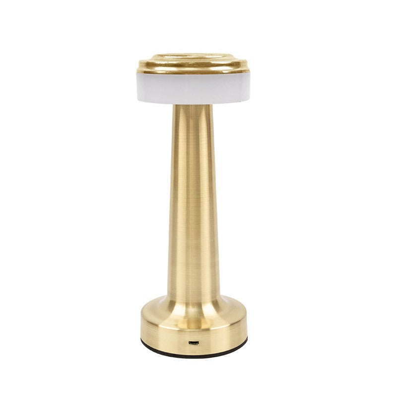 Retro Bar Table Lamp Touch Sensor LED Table Lamp Rechargeable Wireless Night Lights for Restaurant Coffee Bedroom Decor Light