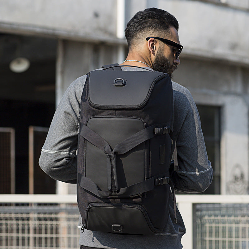 New Cool Fashion Large Capacity Multi-Compartment Backpack Men's Backpack All-Match Outdoor Travel Bag Multi-Purpose