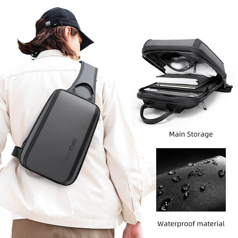 New Chest Bag Korean Version Men's Bag Messenger Bag Men's Casual Shoulder Bag Large Capacity Sling Bag
