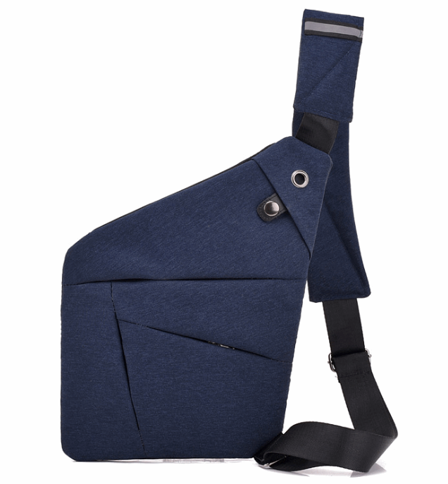 Burglarproof Shoulder Bag New Women Left & Right Rain Durable Gray Classical Bag Waterproof Personal Shoulder Pocket Bags