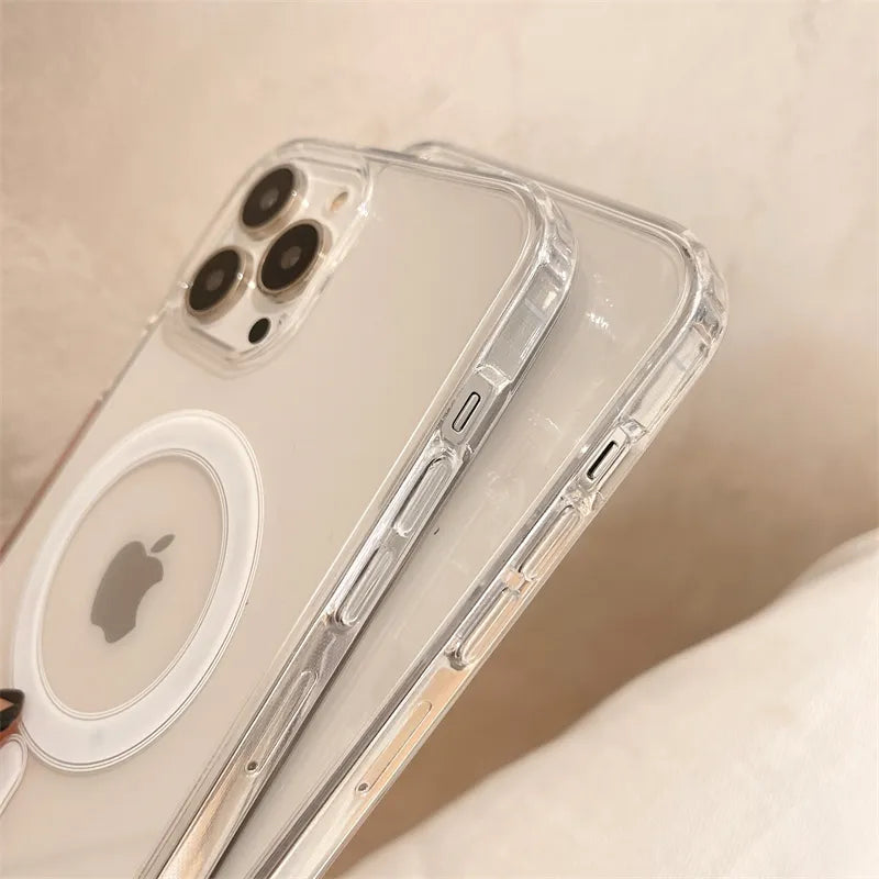 Original für Magsafe magnetische kabellose Ladehülle für iPhone 14 13 12 11 Pro Max Mini