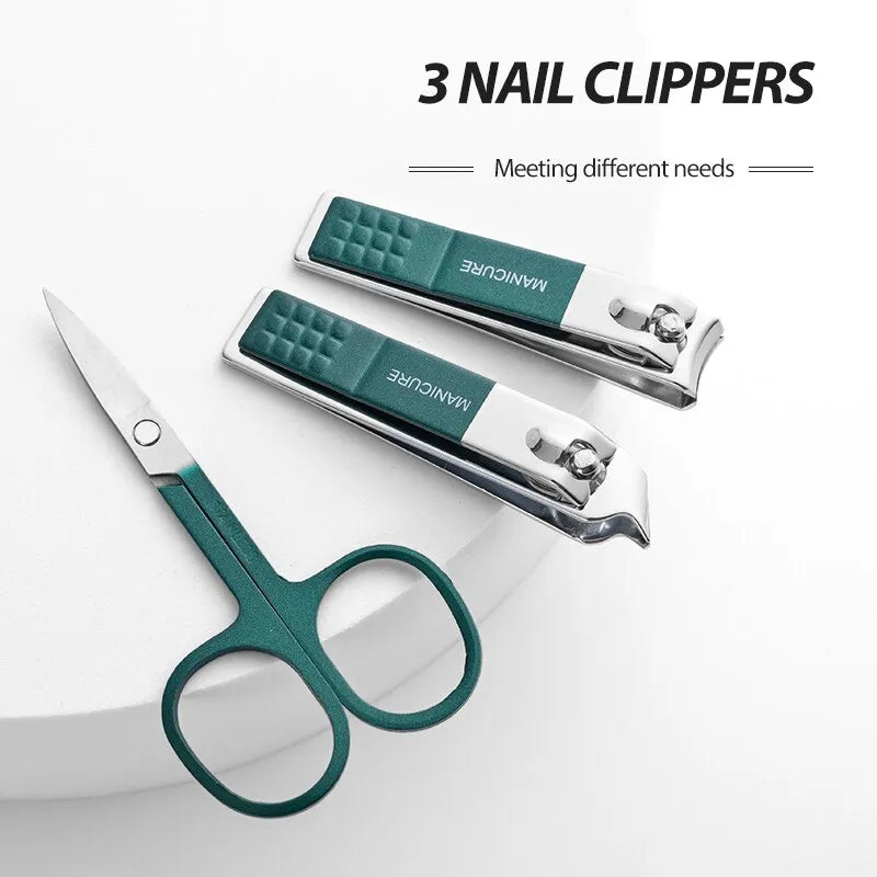 Set di forbici per unghie tagliaunghie speciali per uomo e donna di fascia alta per uso domestico strumenti di bellezza per Manicure 6 pezzi portatili per uso domestico