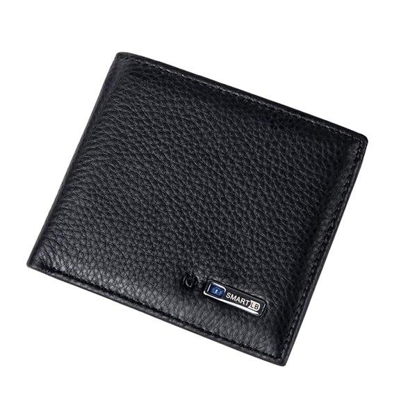 Smart Wallet Men Genuine Leather High Quality Anti Lost Intelligent Bluetooth Purse Male Card Holders Suit for IOS