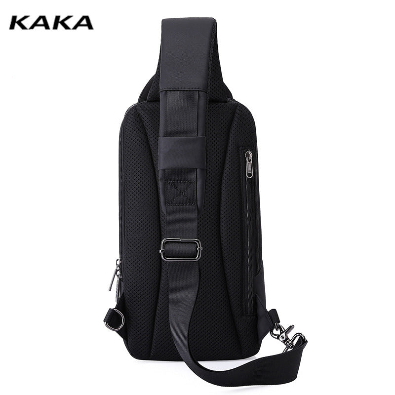 Korean Version Large Capacity Multi-Functional Lightweight Waterproof Men's Chest Bag