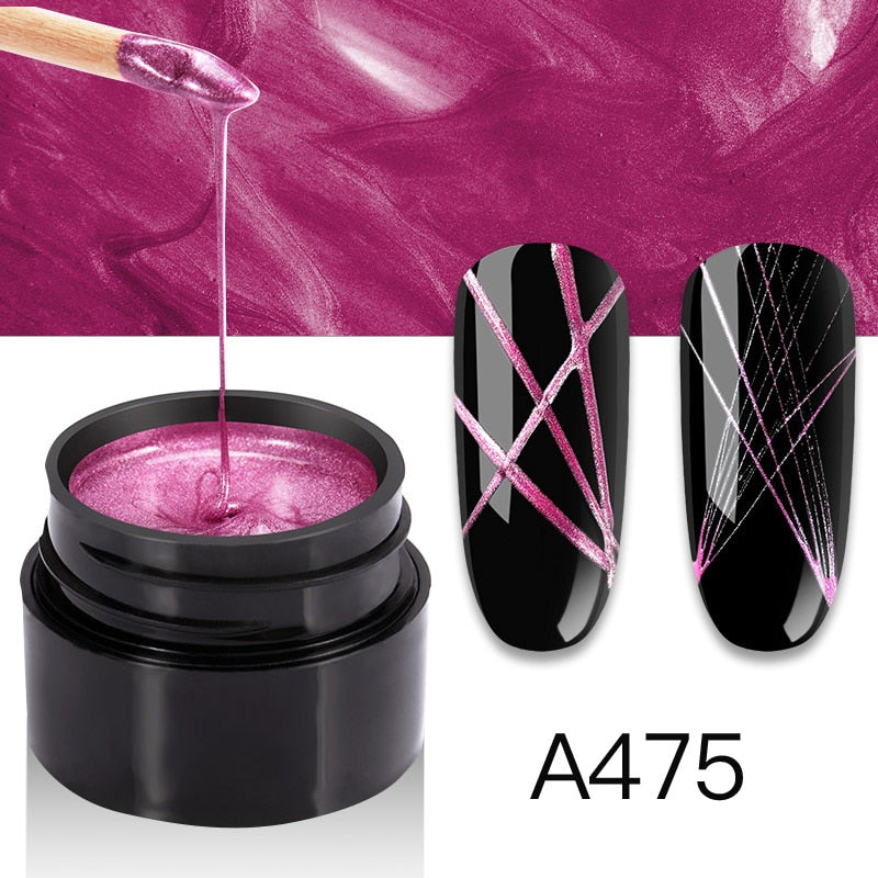 ROSALIND Gel Spinne Linie Für Nägel Kunst Gel Polnisch UV Farben Malerei Gel Nagellack Spinne Gel Lack Web Aufkleber gel Polnisch 