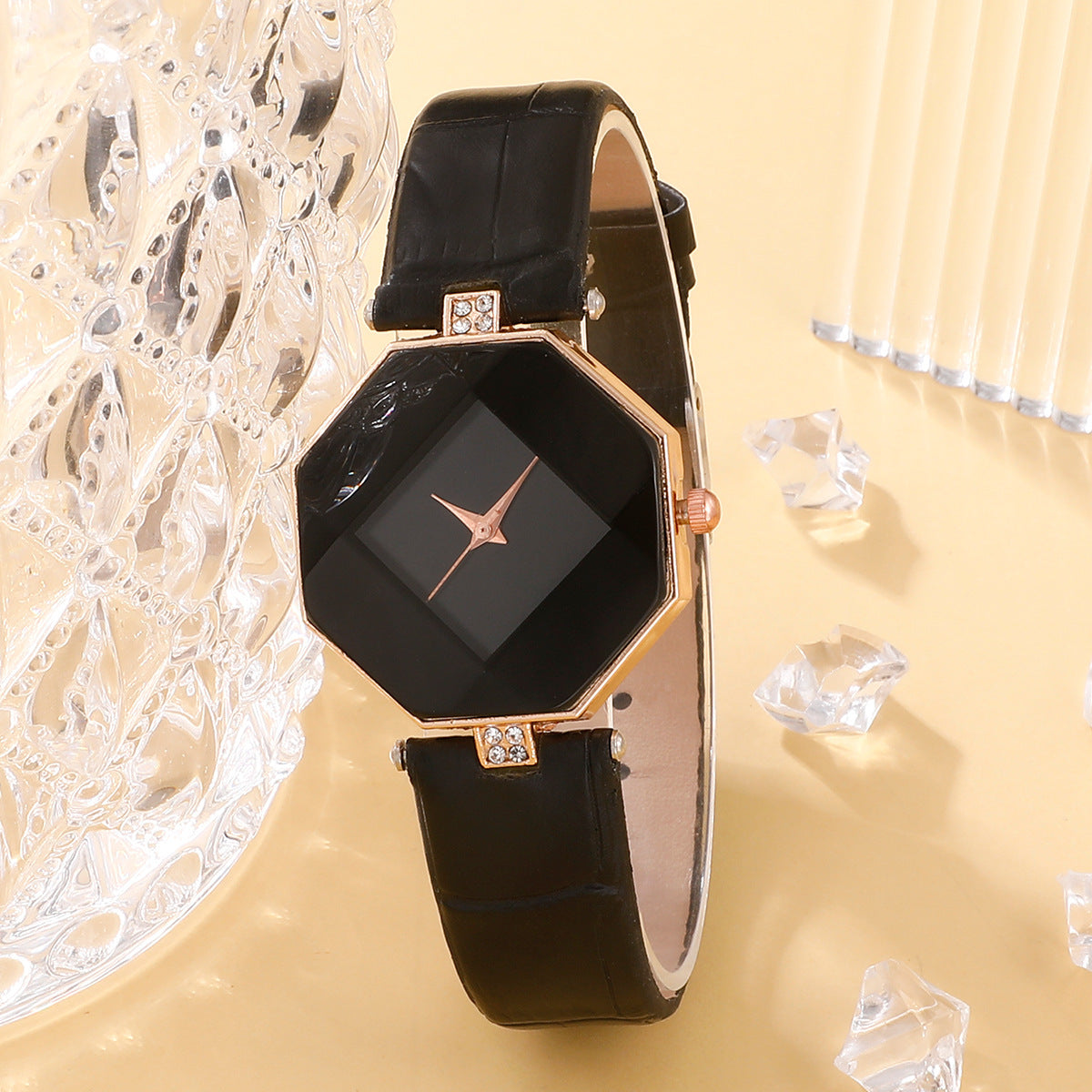 Women's Watch Korean-style Retro Artistic Personalized Minority Trendy Quartz Gift Box