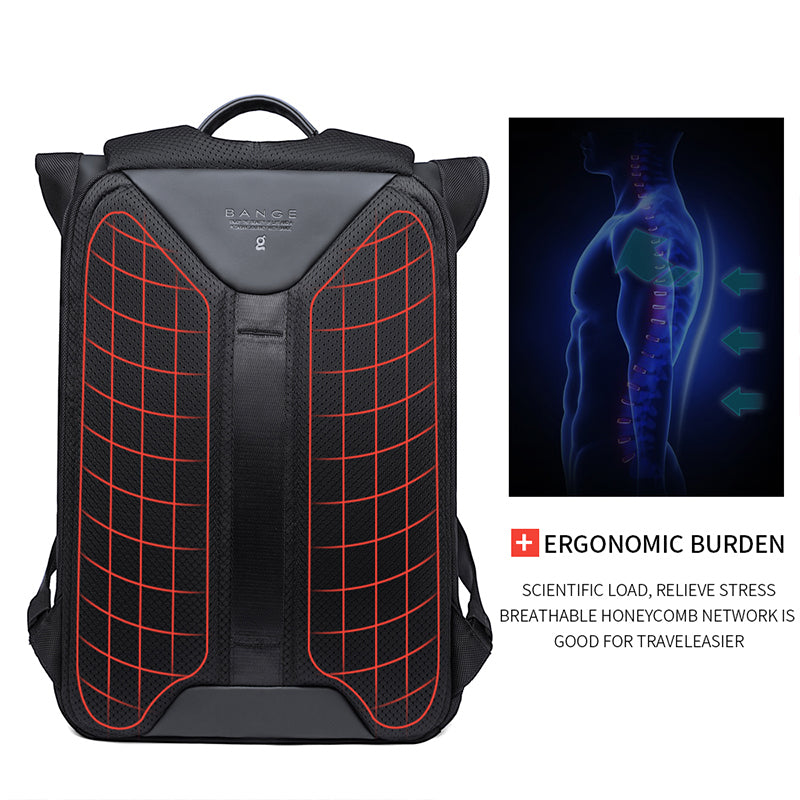 Neue BANGE Rucksack männer Casual Business Rucksack Reise Große Kapazität Rucksack Student Schul Rucksack 