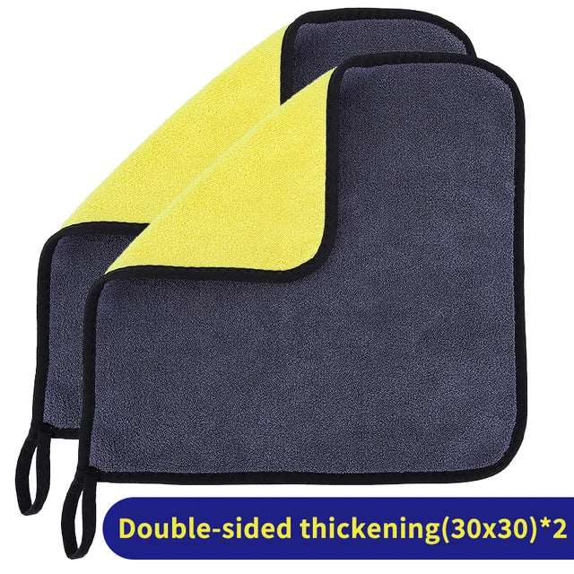 1/3/5Pcs Microfiber Cleaning Towel Car Cleaning Cloths Professional Detailing Car Drying Microfiber Towel Wash Towel Accessories