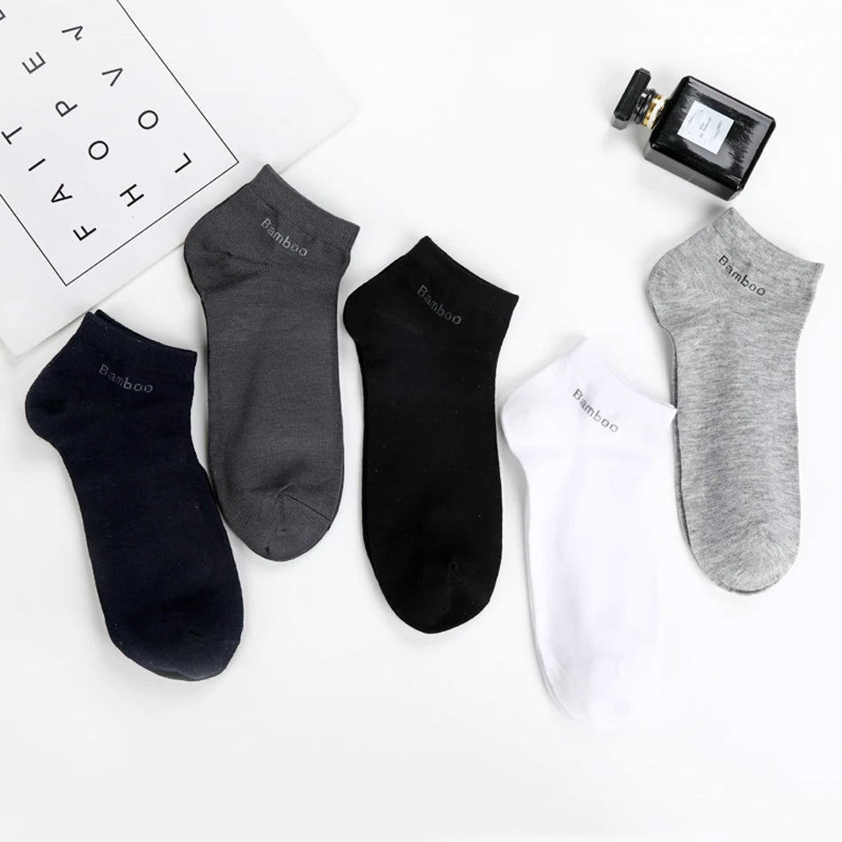 10 Paare/paket Hohe Qualität Kurze Bambus Faser männer Socken Neue Antibakterielle Atmungsaktive Casual männer Söckchen