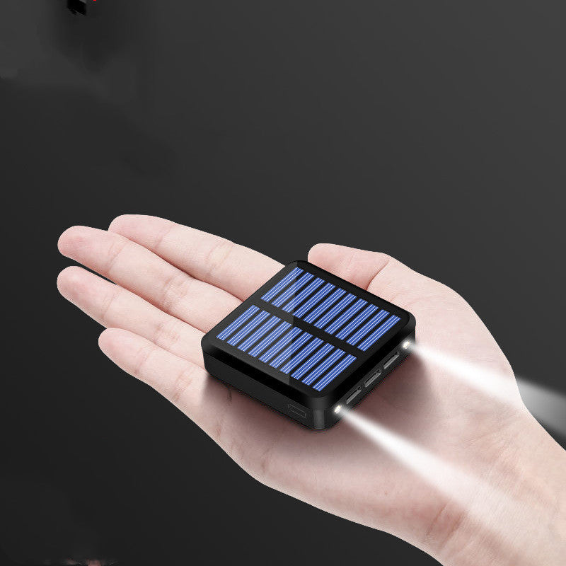 Praktische Mini-Solar-Powerbank