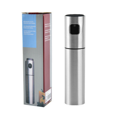 Stainless steel oil pump olive oil spray bottle