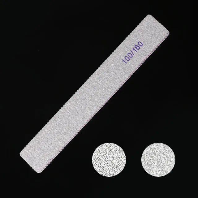 10pcs Different Shape Emery Nail File Personalized Nail File With Sanding Paper 100/180