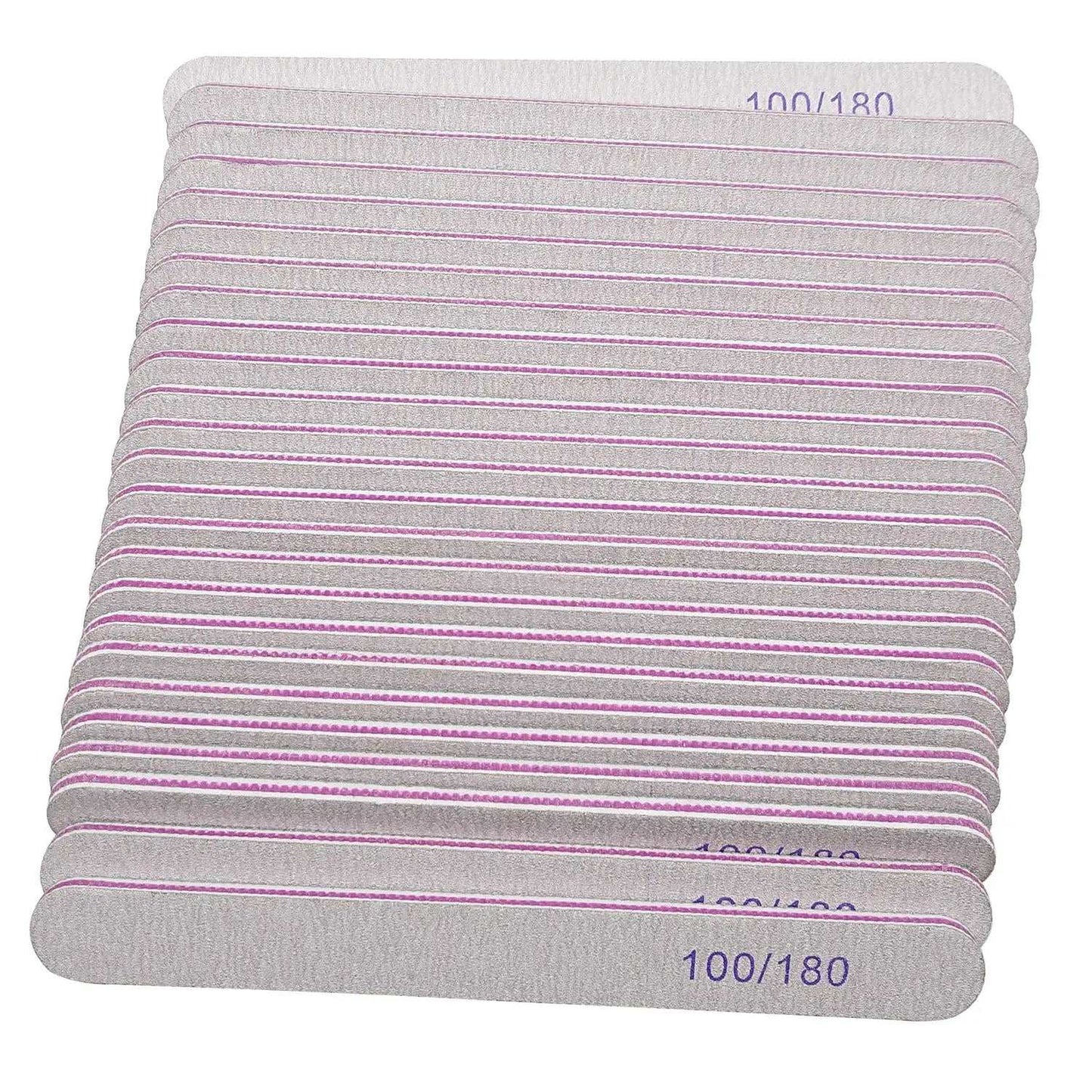 10pcs Different Shape Emery Nail File Personalized Nail File With Sanding Paper 100/180