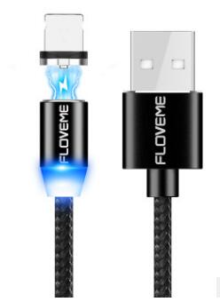 Kompatibel mit Apple, magnetisches Micro-USB-Kabel für Android- und iOS-Geräte