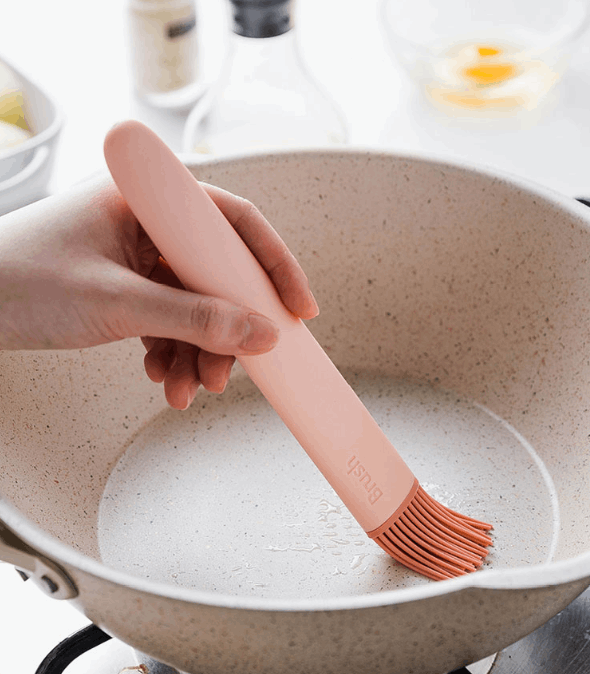 BBQ Basting Brush Baking Cake Bread Pastry Oil Saucer Honey Butter Brushes Barbecue Household Kitchen Tools Bakeware 1pcs