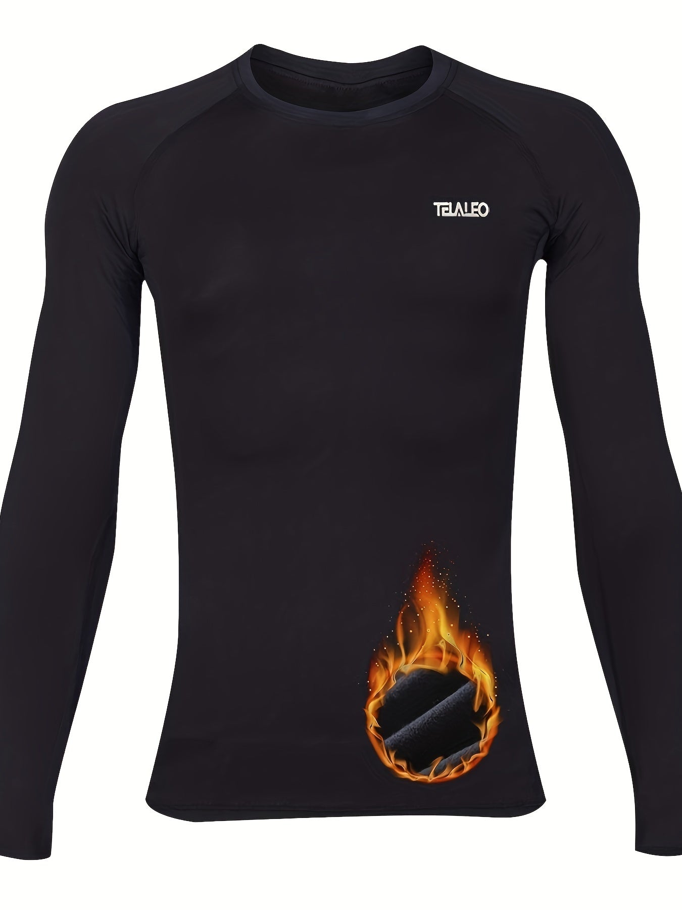 TELALEO Thermo-Kompressionsshirt Und -hose Für Jungen Und Mädchen, Langärmliges, Mit Fleece Gefüttertes Baselayer-Oberteil Und Leggings, Sportliches Fußball-Unterhemd-Set