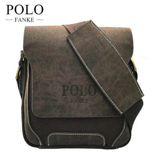 Promotion Designers Brand Men's Messenger Bags PU Leather Oxford Vintage Mens Handbag Man Crossbody Bag