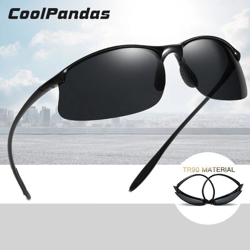 2023 Top Ultralight TR90 Anti-uv Polarized Sunglasses Driving Men Shades Male Military Sunglasses Glasses Gafas De Sol