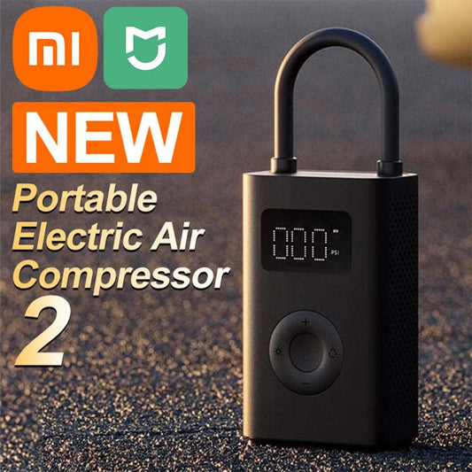 2023 nuovo compressore d'aria Xiaomi Mijia 2 pompa d'aria elettrica universale portatile 2 sensore per pneumatici Mi tesoro gonfiabile 2 per bici da auto