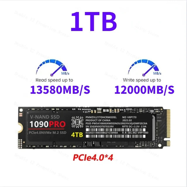 2024 brandneue original ssd 1090pro 1TB m2 4,0 NVME PCIE Gen x 4 2TB 4TB interne Solid State Disk SSD HDD für Laptop/PS5/PC