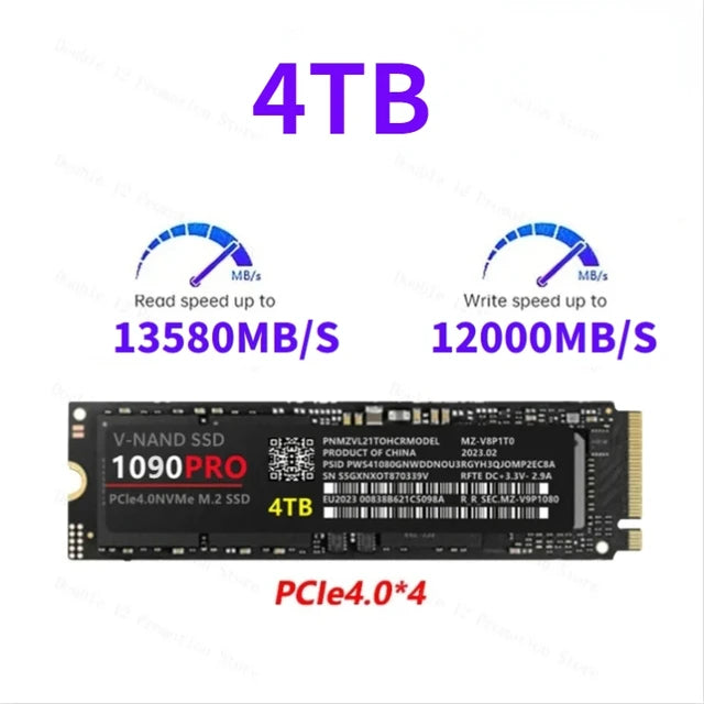 2024 brandneue original ssd 1090pro 1TB m2 4,0 NVME PCIE Gen x 4 2TB 4TB interne Solid State Disk SSD HDD für Laptop/PS5/PC