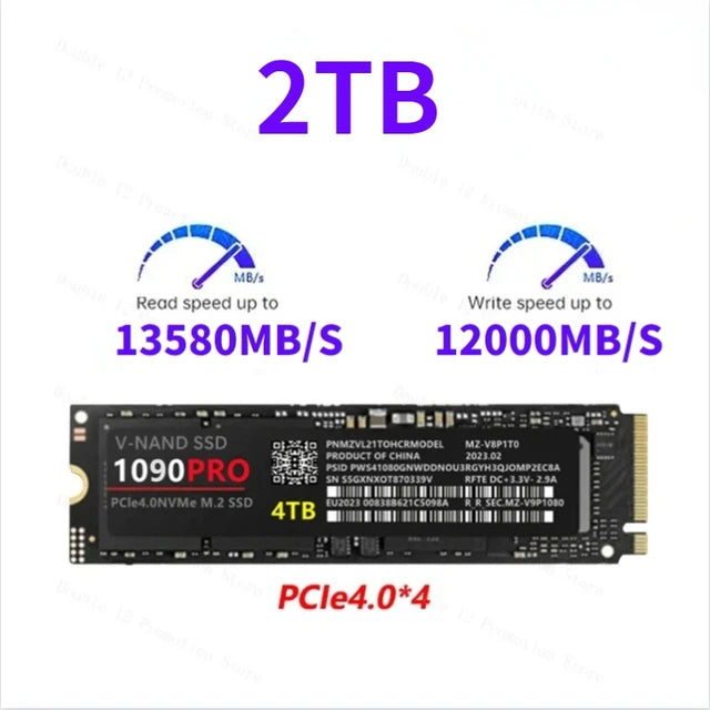 2024 brandneue original ssd 1090pro 1TB m2 4,0 NVME PCIE Gen x 4 2TB 4TB interne Solid State Disk SSD HDD für Laptop/PS5/PC