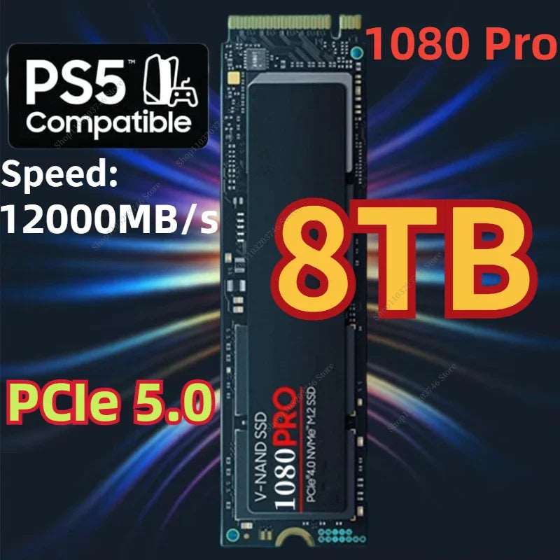 2024 original nvme m.2 5,0 pro ssd 2tb 4tb 8tb pcie gen interne Solid State Disk für Playstation 5 Laptop Desktop ps5