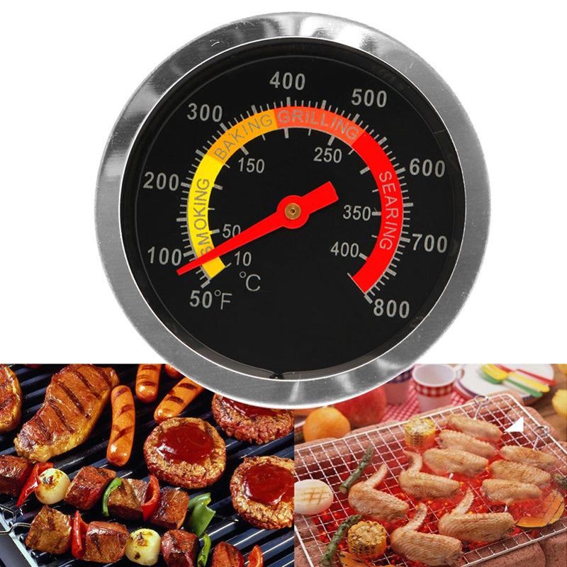 Neues Smoker-Grill-Thermometer aus Edelstahl