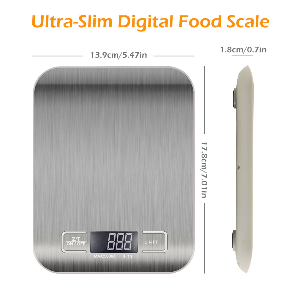 Household Precision Stainless Steel Food Electronic Scale