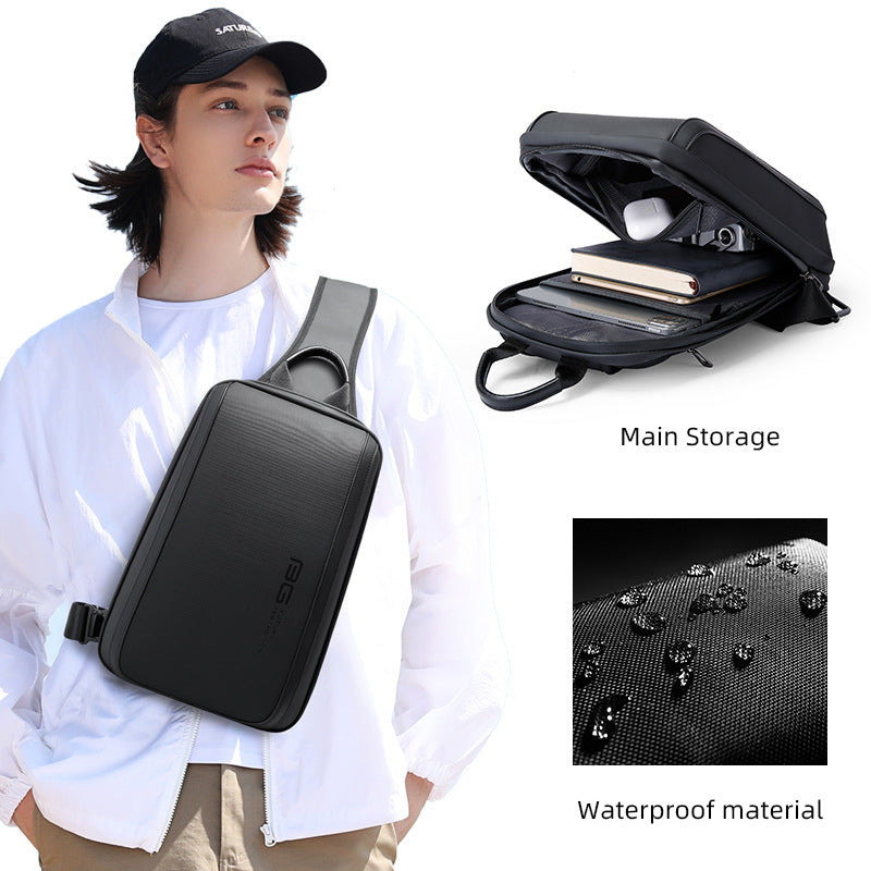 New Chest Bag Korean Version Men's Bag Messenger Bag Men's Casual Shoulder Bag Large Capacity Sling Bag 