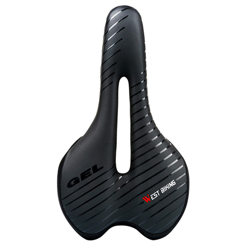 Mountain bike seat with taillight