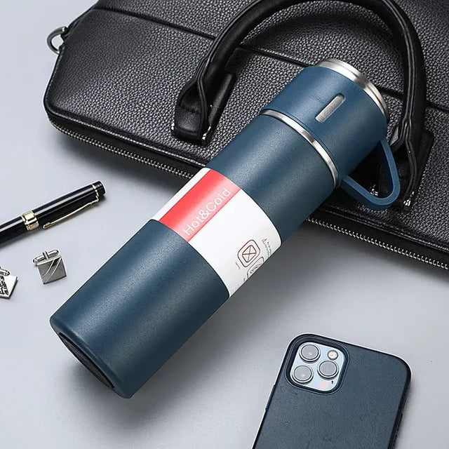 304 Thermos sottovuoto Set di tazze in acciaio inossidabile portatile Sport borsa da viaggio confezione regalo caffè Business bottiglie d'acqua