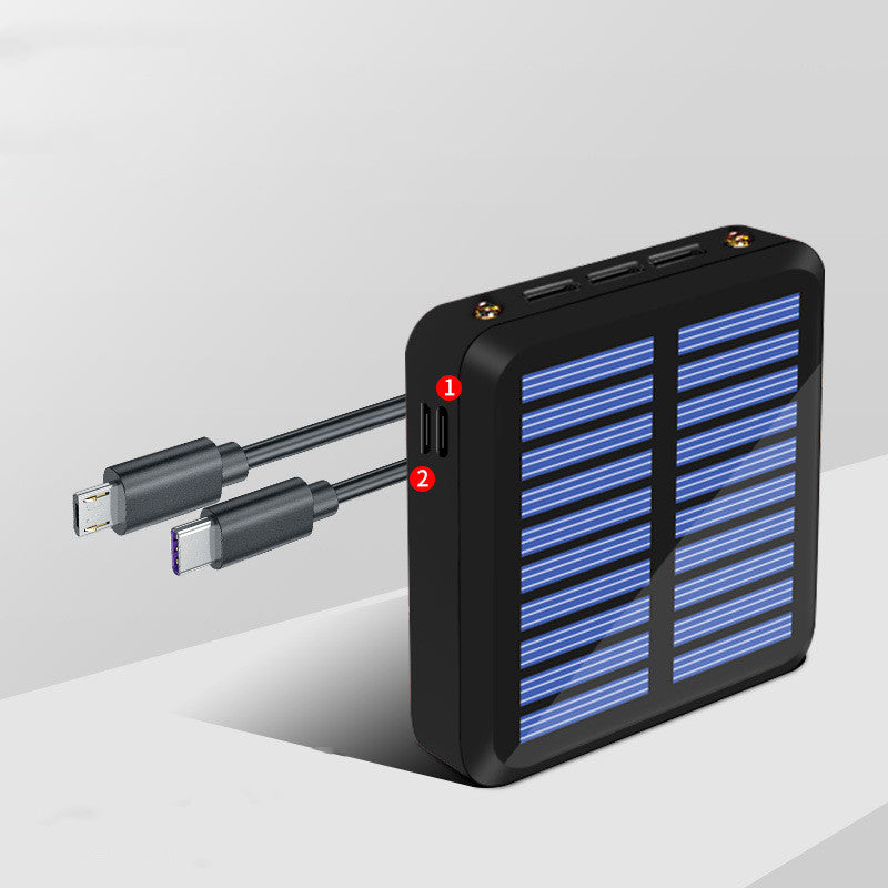 Praktische Mini-Solar-Powerbank