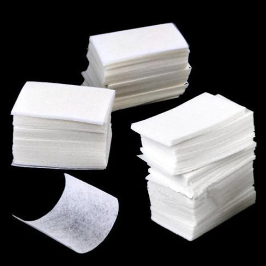 400 pz/set Nail Art wipe Manicure Polish gel salviette per unghie cotone Lint Cotton Pads Paper punte in Gel acrilico