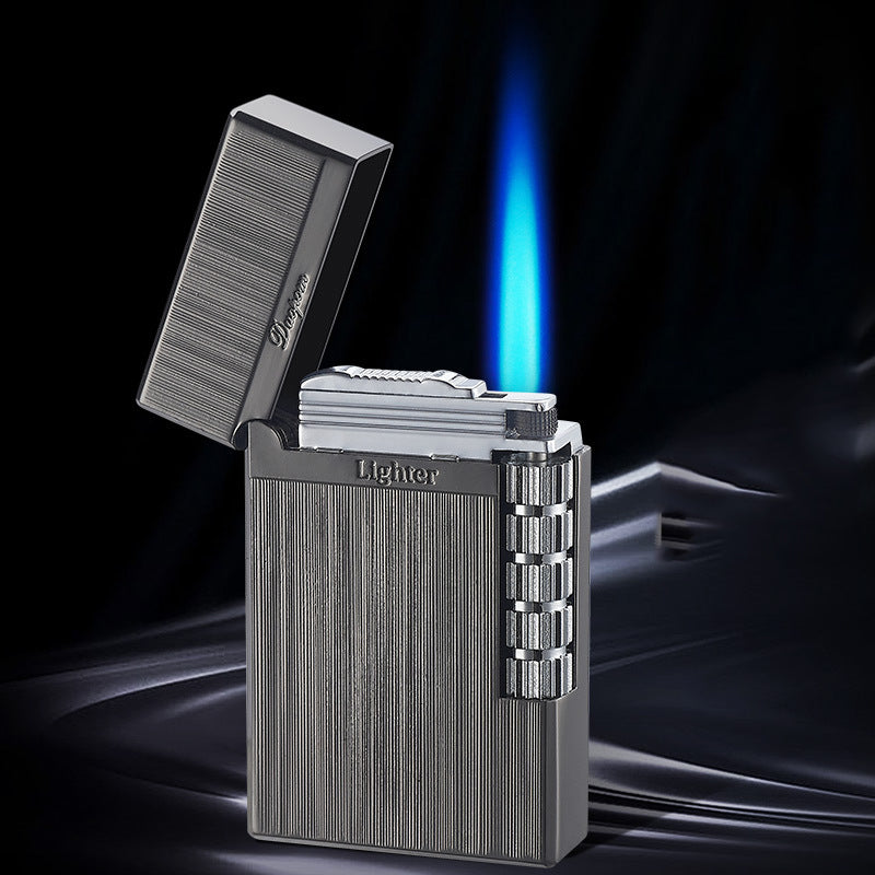 Straight Metal Inflatable Windproof Lighter