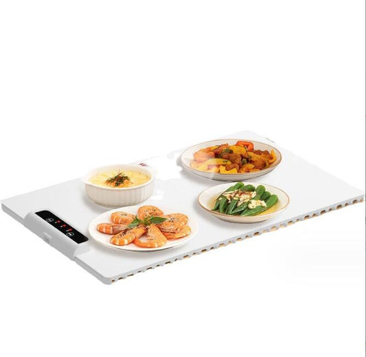 240W Fast Heating Food Electric Warming Tray Foldable Food Warm Plate Adjustable Temperature 60℃-100℃ Keep Food Hot Constant Mat