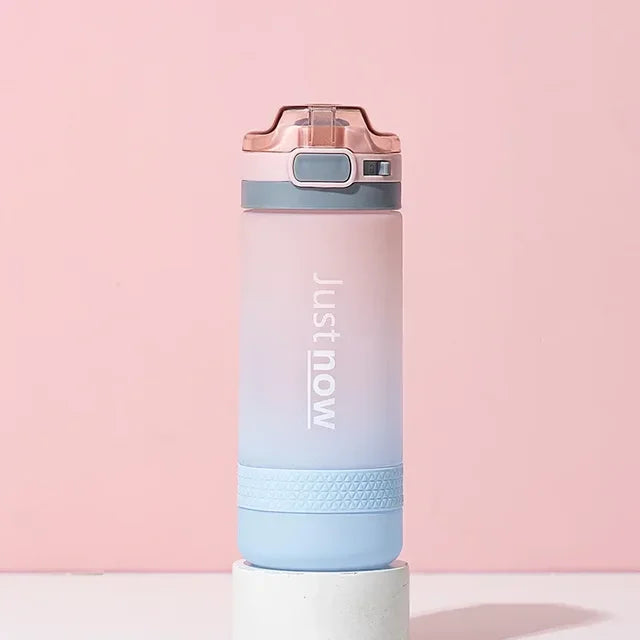 500ml Fashion Water Bottle with Straw BPA Free Portable Outdoor Sport Cute Drinking Plastic Bottles Eco-Friendly Mugs Drinkware