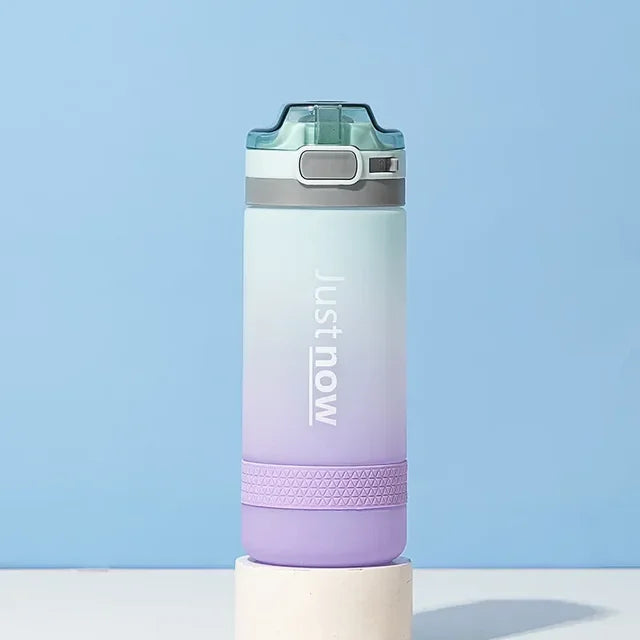 500ml Fashion Water Bottle with Straw BPA Free Portable Outdoor Sport Cute Drinking Plastic Bottles Eco-Friendly Mugs Drinkware