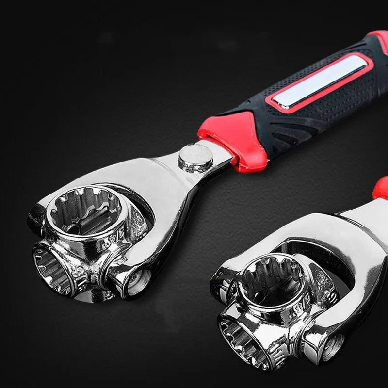 52 In 1 Universal Wrench 360 Degree Rotating Socket Multifunction Wrench Ratchet Repair Tools Torque Wrenches Hand Tools