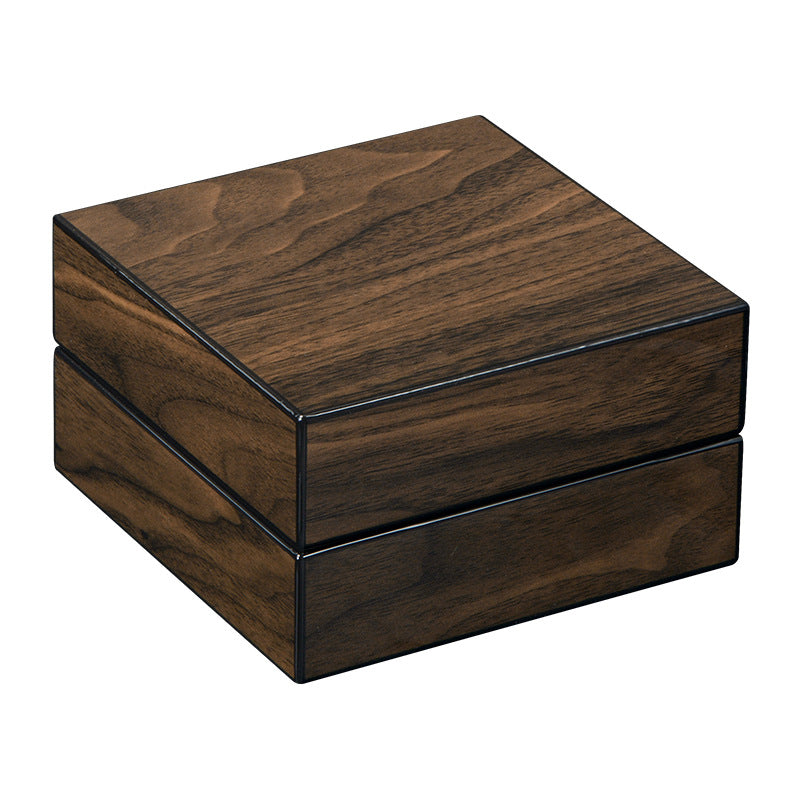 Multifunctional Cigar Ashtray Foldable Walnut Wood Box Includes Cigar Cutter Holder And Hole Opener Smoking Accessories