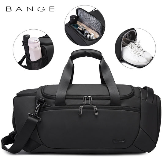 New Men's Travel Leisure Fitness Bag Multi-Functional Outdoor Diagonal Bag Dry And Wet Separation Handbag