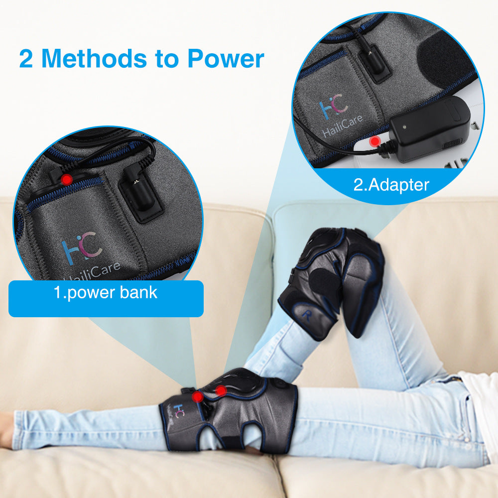 HailiCare New Electric Massage Knee Pads Knee Physiotherapy Instrument Winter Knee Pads 