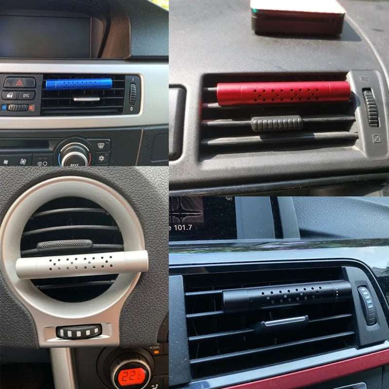 5pcs profumo per auto deodorante solido per auto deodorante per auto sostituzione purificatore d'aria aria condizionata sfiato profumo aromaterapia per auto