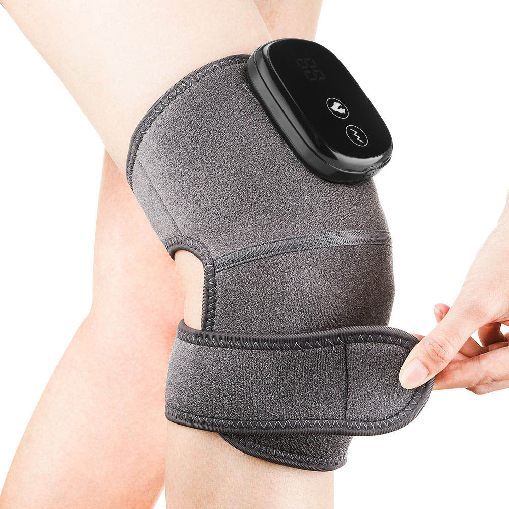 Hailicare Knie-Massagegerät, Bein-Vibrations-Massagegerät, Aufladung, Heizung, Knieschoner, alte kalte Beinwärmer