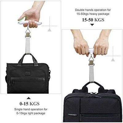 Stainless Steel Electronic Hand Luggage Scale Portable Digital Luggage Scale 50kg