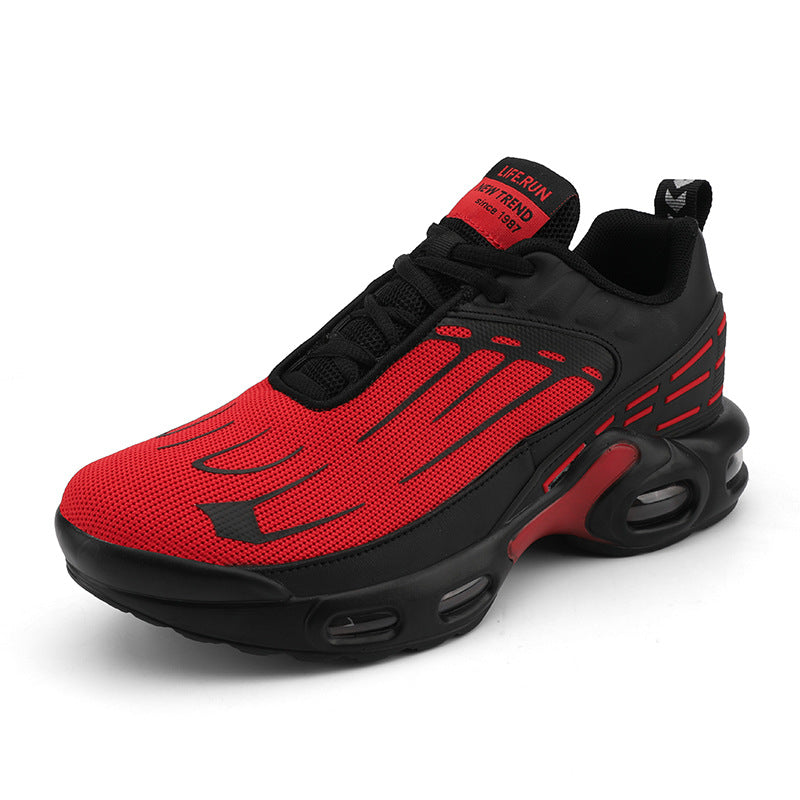 Breathable Men's Sports And Leisure Heightening Full Palm Cushion Running Shoes