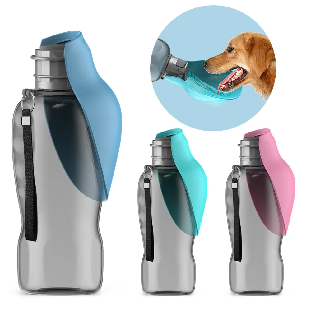 800 ml Tragbare Hund Wasser Flasche Für Kleine, Mittlere Große Hunde Outdoor Reise Trinken Schüssel Welpen Katze Feeder Haustier Labrador zubehör