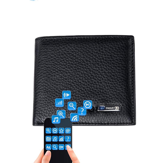 Smart Wallet Men Genuine Leather High Quality Anti Lost Intelligent Bluetooth Purse Male Card Holders Suit for IOS