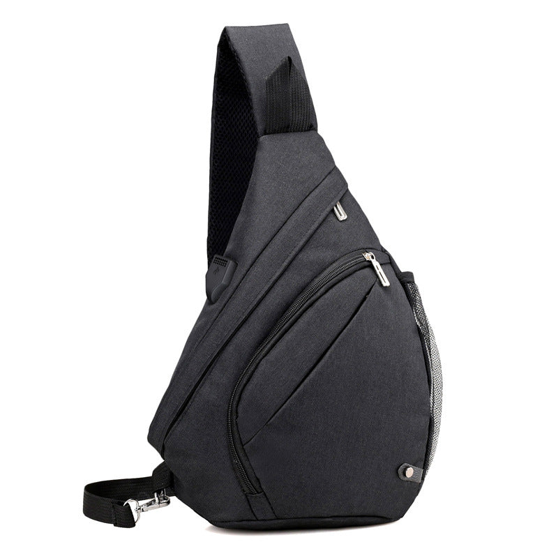 New Style USB Charging Breathable Large Shoulder Bag